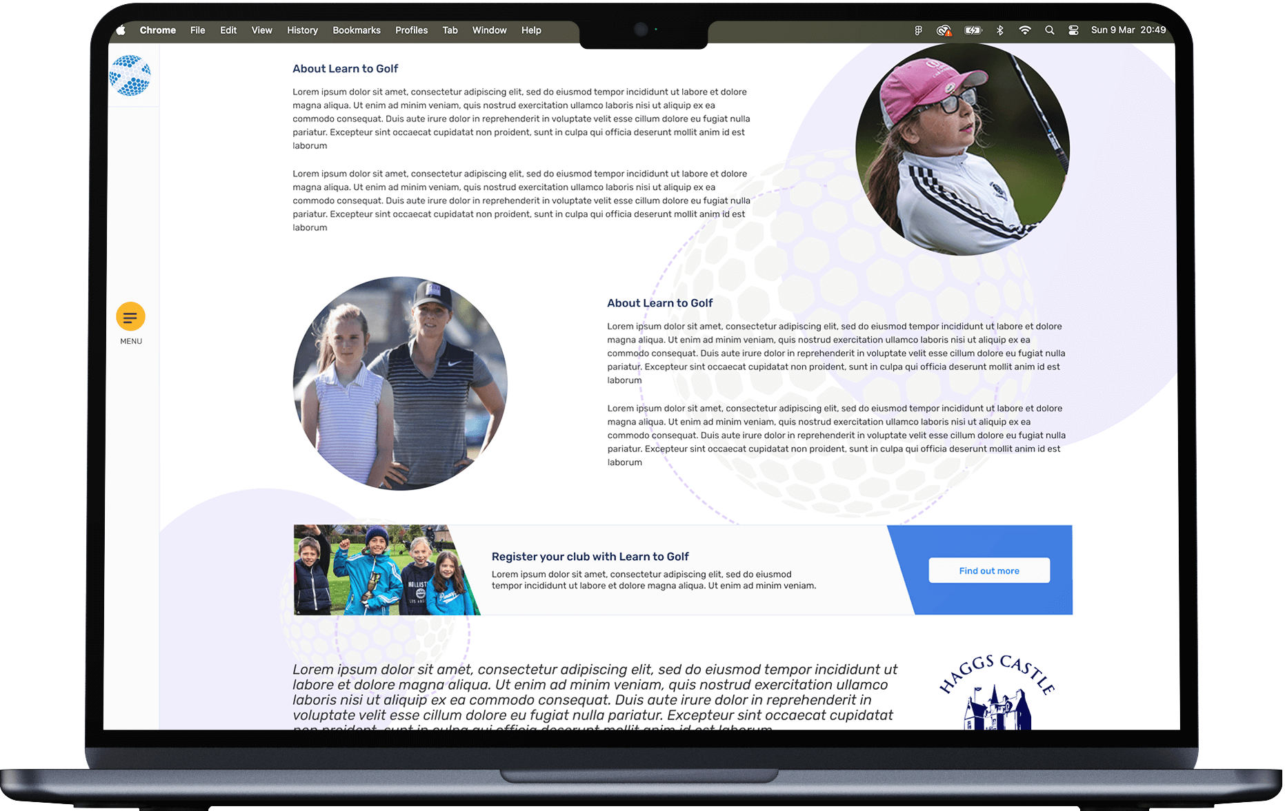 Learn to golf detail